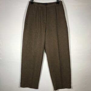 Karen Scott Petites Women's 8P Brown Lined Dress Pants